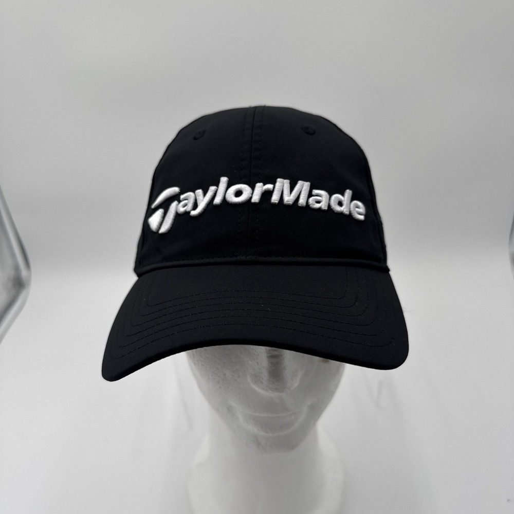 Taylor Made One Size Adjustable Golf Cap/Hatβ Black The Spur Logo On Side